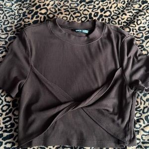 Brown Crop Top!
